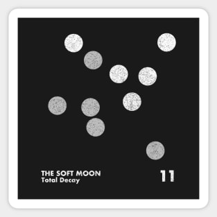 The Soft Moon / Minimalist Artwork Design Sticker